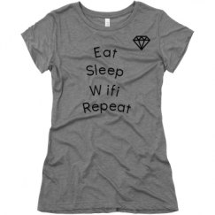 Ladies Slim Fit Super Soft Triblend Tee