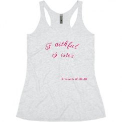 Ladies Slim Fit Super Soft Racerback Triblend Tank