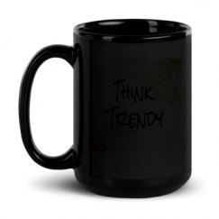 15oz Black Glossy Mug