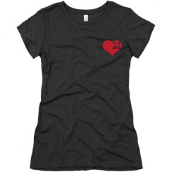Ladies Slim Fit Super Soft Triblend Tee