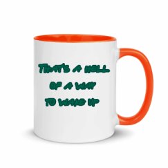 11oz Ceramic Mug with Color Inside