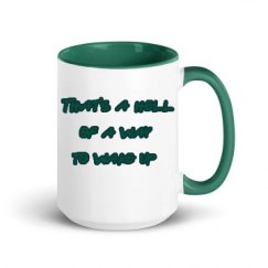 15oz Ceramic Mug with Color Inside