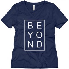 Ladies Relaxed Fit V-Neck Tee