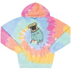 Unisex Tie-Dye Fleece Hoodie