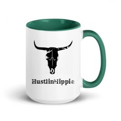 15oz Ceramic Mug with Color Inside