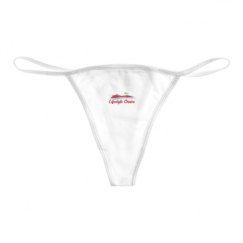 Basic White Thong Underwear