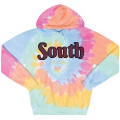 Unisex Tie-Dye Fleece Hoodie