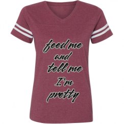 Ladies Relaxed Fit Vintage Sports Tee