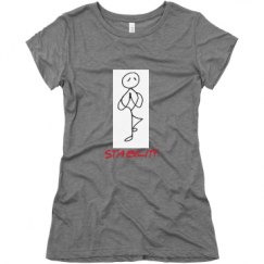 Ladies Slim Fit Super Soft Triblend Tee