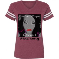 Ladies Relaxed Fit Vintage Sports Tee