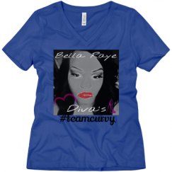 Ladies Relaxed Fit V-Neck Tee