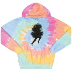 Unisex Tie-Dye Fleece Hoodie