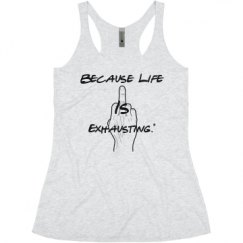 Ladies Slim Fit Super Soft Racerback Triblend Tank