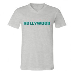 Unisex V-Neck Jersey Tee