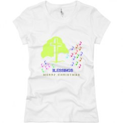 Ladies Slim Fit Basic Promo Jersey Tee