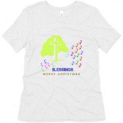 Ladies Relaxed Fit Super Soft Triblend Tee