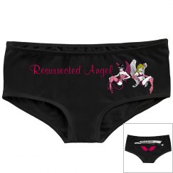 Ladies black/pink Resurrected Angel Panties