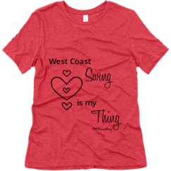 Ladies Relaxed Fit Super Soft Triblend Tee