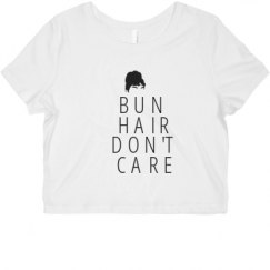 Ladies Slim Fit Crop Top Tee