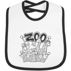 Infant Contrast Trim Bib