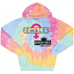 Unisex Tie-Dye Fleece Hoodie