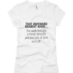 Ladies Slim Fit Basic Promo Jersey Tee