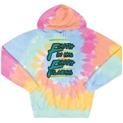 Unisex Tie-Dye Fleece Hoodie