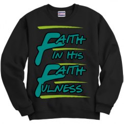 Unisex Film and Foil Crewneck Sweatshirt