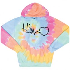 Unisex Tie-Dye Fleece Hoodie