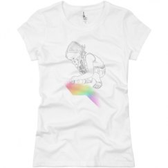 Ladies Slim Fit Basic Promo Jersey Tee