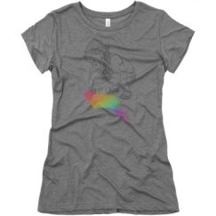 Ladies Slim Fit Super Soft Triblend Tee