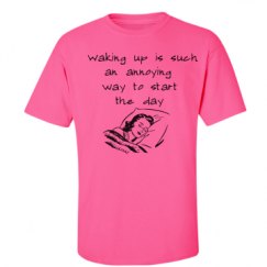 Unisex Ultra Cotton Safety Neon Crewneck Tee