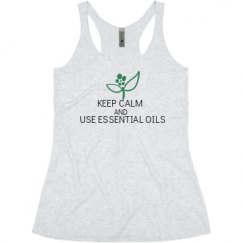 Ladies Slim Fit Super Soft Racerback Triblend Tank