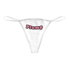 Basic White Thong Underwear