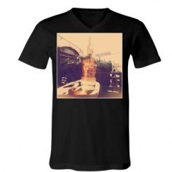 Unisex V-Neck Jersey Tee