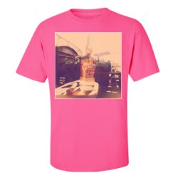 Unisex Ultra Cotton Safety Neon Crewneck Tee