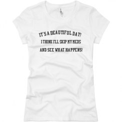 Ladies Slim Fit Basic Promo Jersey Tee