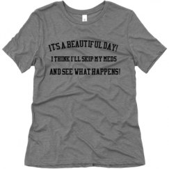 Ladies Relaxed Fit Super Soft Triblend Tee