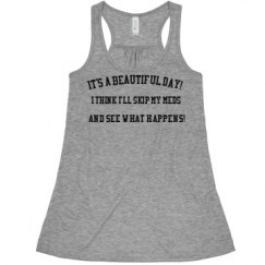 Ladies Flowy Racerback Tank