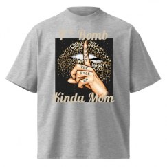 Unisex Organic Oversized High Neck T-Shirt