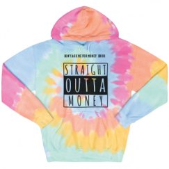 Unisex Tie-Dye Fleece Hoodie