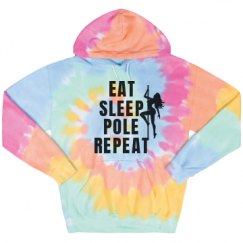 Unisex Tie-Dye Fleece Hoodie