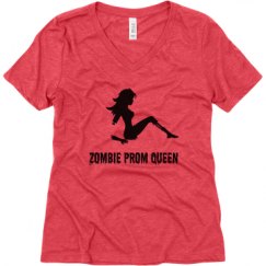 Ladies Relaxed Fit Super Soft Triblend V-Neck Tee