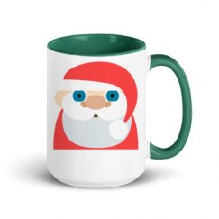 15oz Ceramic Mug with Color Inside