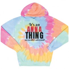 Unisex Tie-Dye Fleece Hoodie