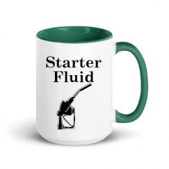 15oz Ceramic Mug with Color Inside