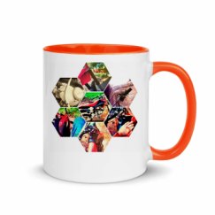 11oz Ceramic Mug with Color Inside