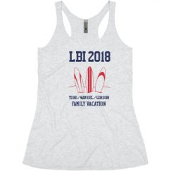 Ladies Slim Fit Super Soft Racerback Triblend Tank