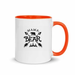 11oz Ceramic Mug with Color Inside