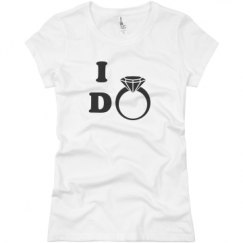 Ladies Slim Fit Basic Promo Jersey Tee